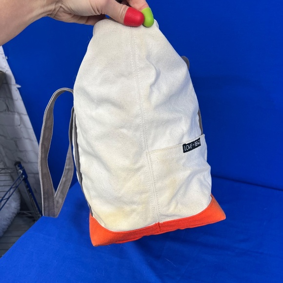 🚫SOLD! |•LOVE THY BEAST•| Canvas Pet Carrier Tote Bag 13x11x8.5 - Picture 4 of 15